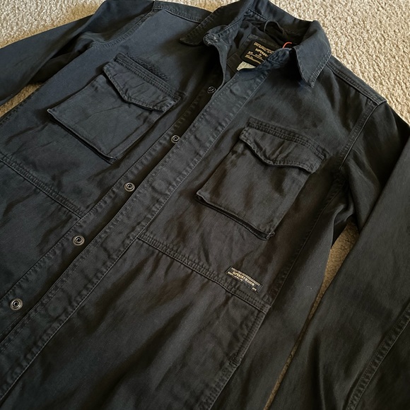 🆕SUPERDRY Crafted Overshirt - Picture 8 of 13